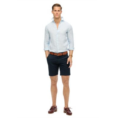 Chemise à manches longues homme Studios Casual Linen SUPERDRY