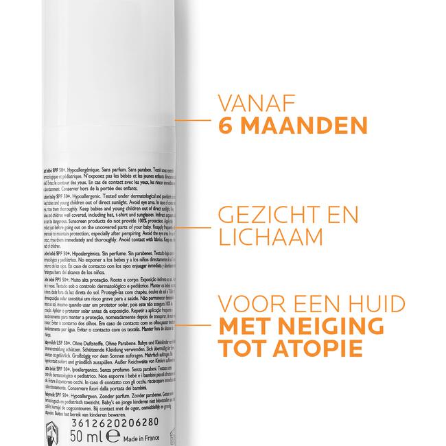 La Roche-Posay Anthelios Baby Melk SPF50+ 50 ML