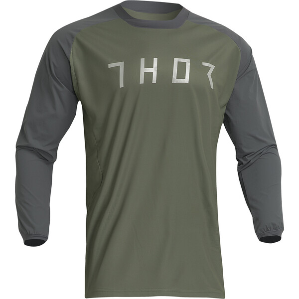 Thor Motocross - Maillot Terrain Kaki / Charcoal