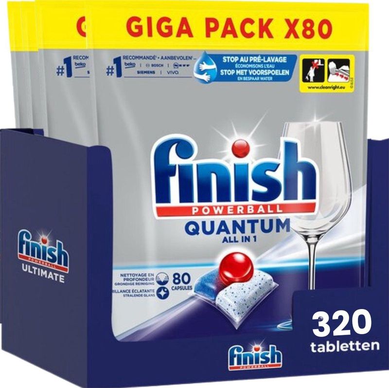 Finish Quantum Regular - 320 Tabs - Jaarbox - Voordeelverpakking
