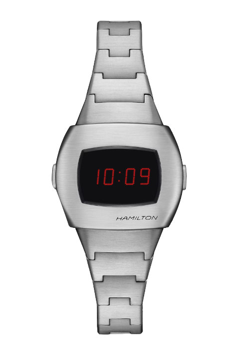 Hamilton PSR 74 Digital Quarz Silber H52304130
