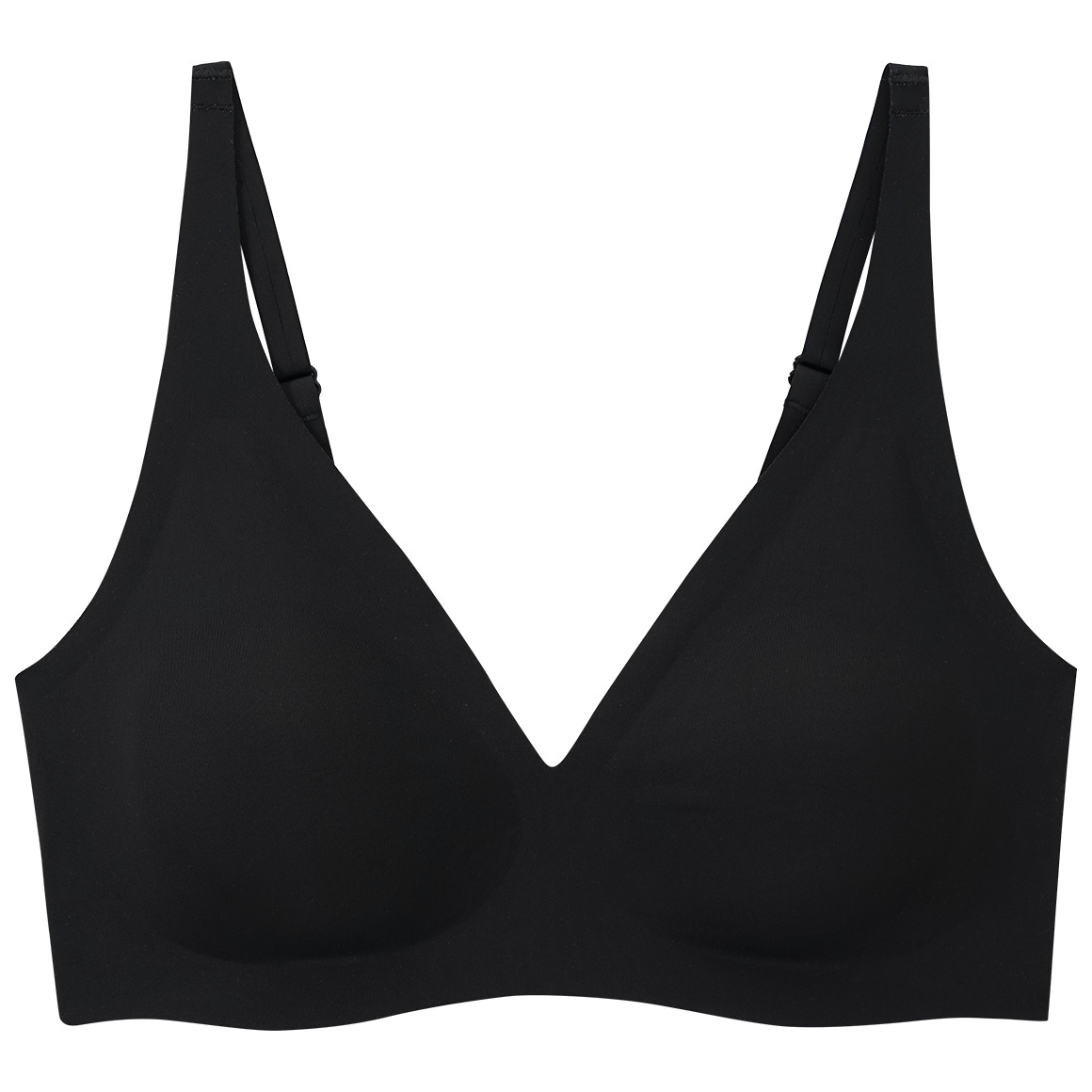 Gina Benotti Damen Seamless-Bustier aus glatter Mikrofaser schwarz
