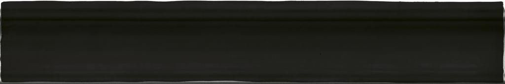 Tegelsample: Jabo Moldura Colonial Black tegelplint 5x30cm mat