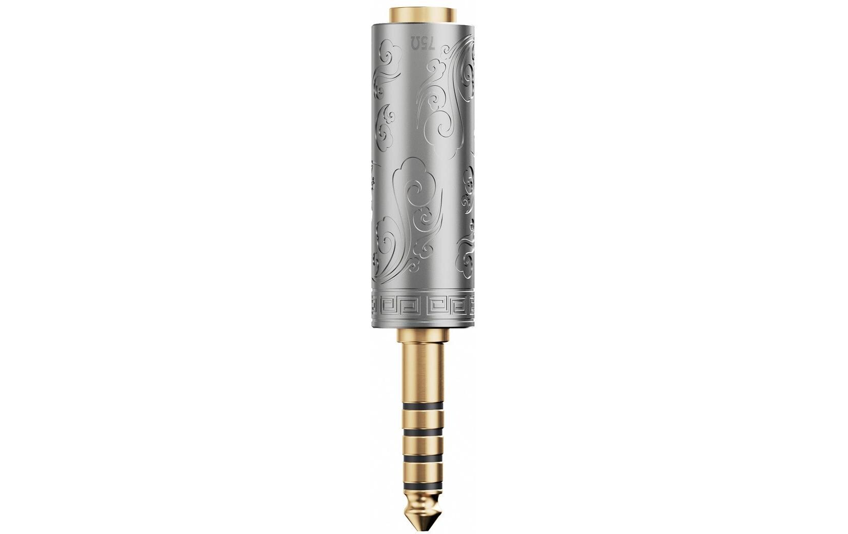 IMP-4.4GM 75 Ω 4.4 mm Buchse/Stecker Silber75 Ω Impedanzadapter mit 4.4 mm Stecker + Buchse