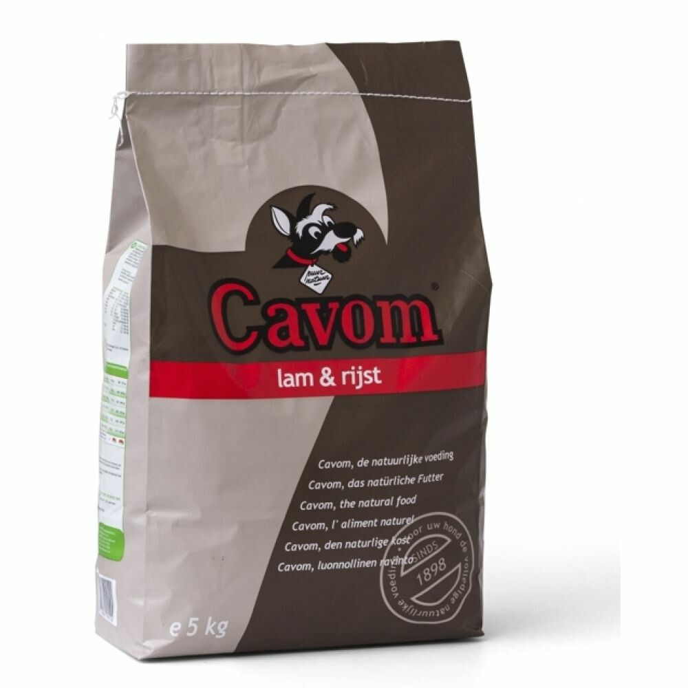 Cavom Compleet Hondenvoer Droog Lam - Rijst5 kg