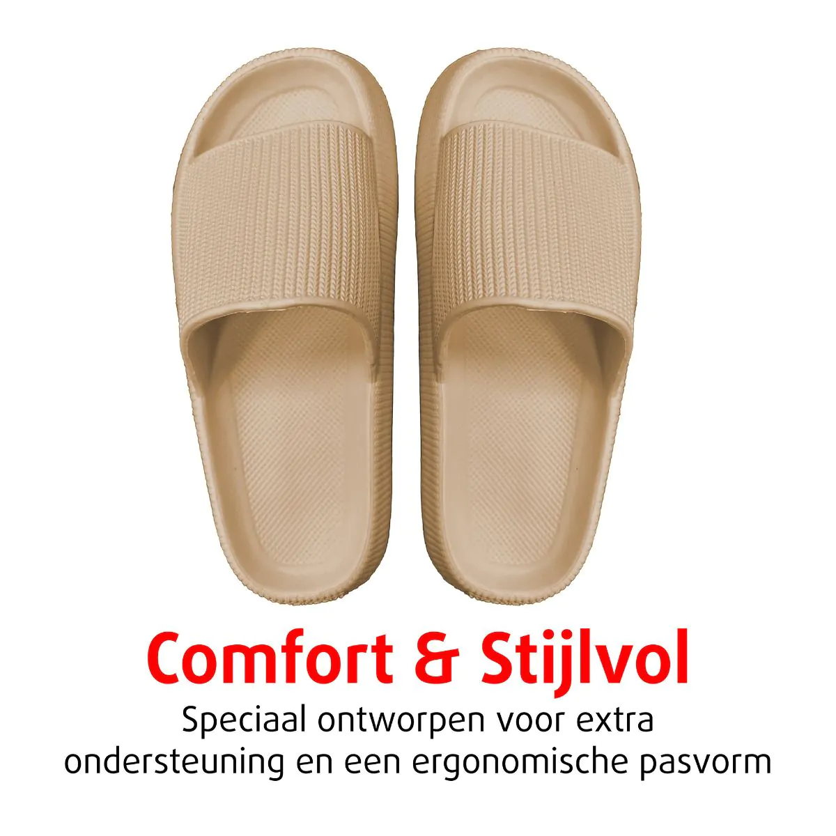 Orthopedische Zomer Badslippers (Beige)