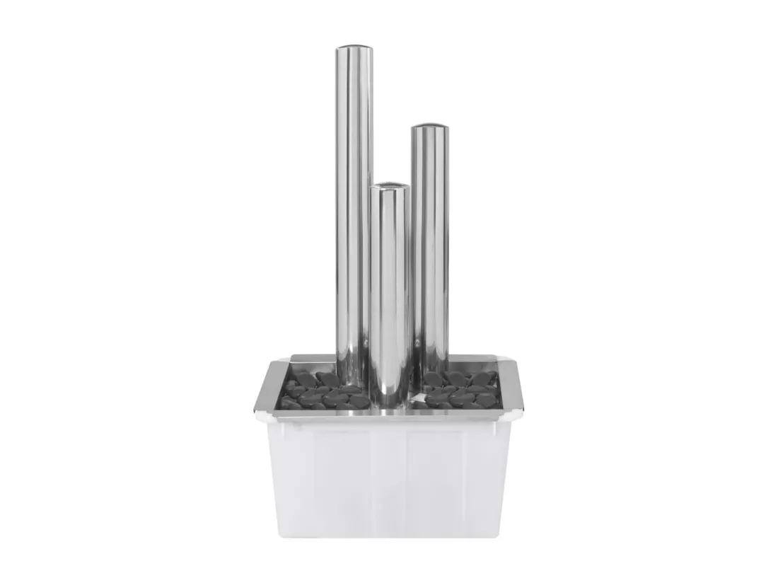 Fontaine de jardin Argenté 48x34x88 Acier inoxydable