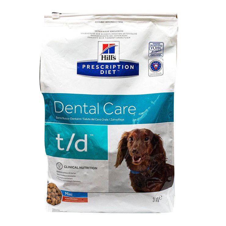 Chien t/d Dental Care mini poulet 3kg