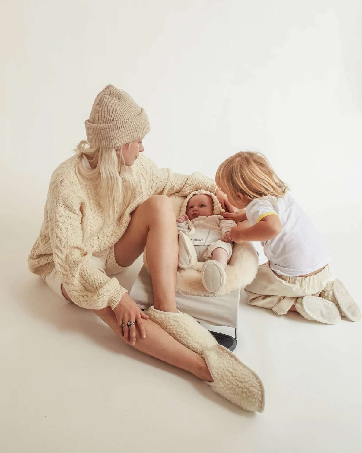 Ulltøfler Baby – Ullfleece & Skinn – 100% Merino | Booties