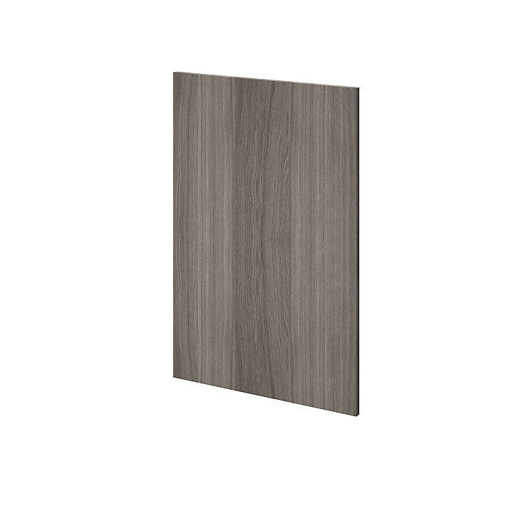 Porte battante effet chêne grisé GoodHome Atomia H 74,7 x L. 49,7 cm