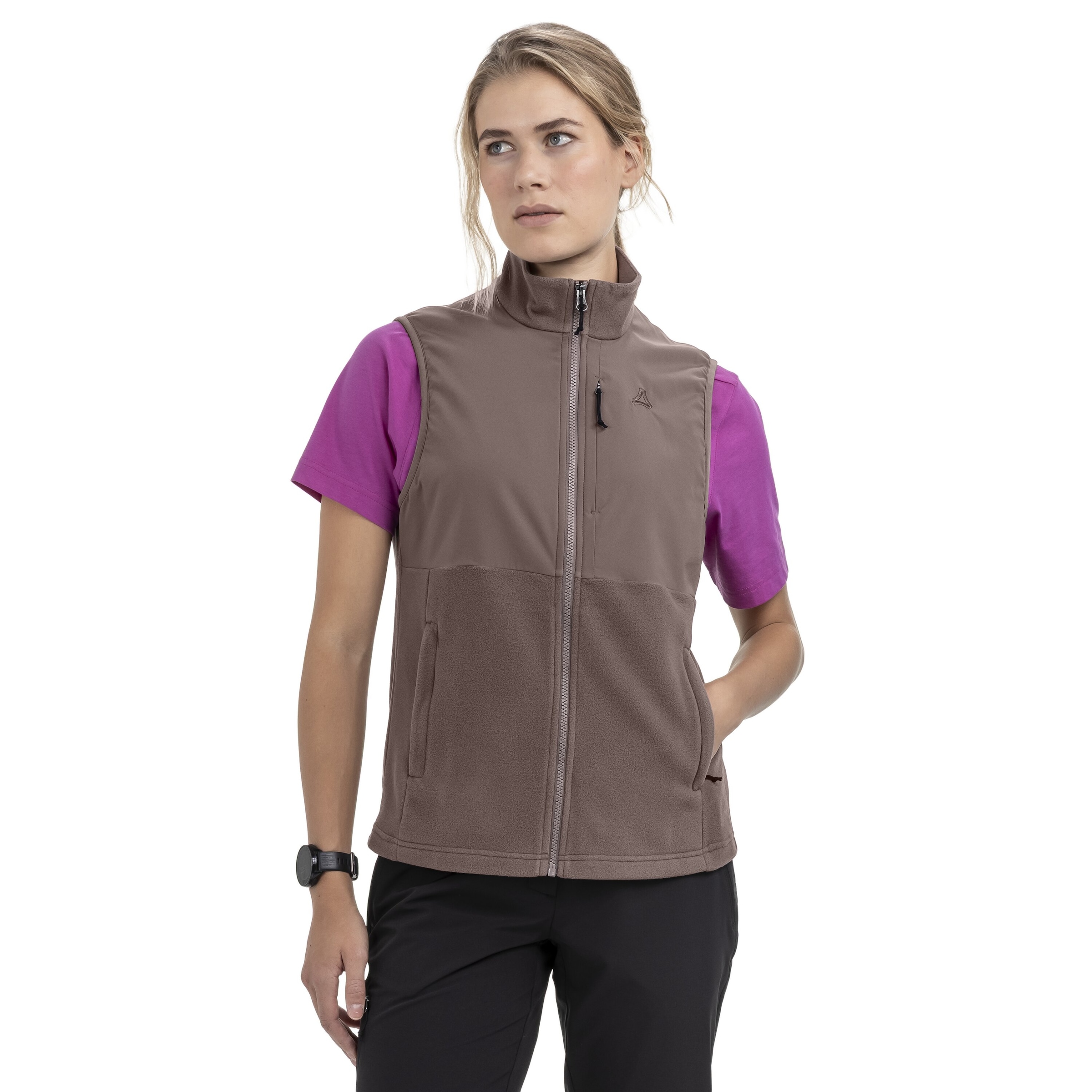 Schöffel Fleeceweste »Fleece Vt Style Ash WMN« aus weichem Material, mit 2-Wege-Stretch, für Trekking und Outdoor