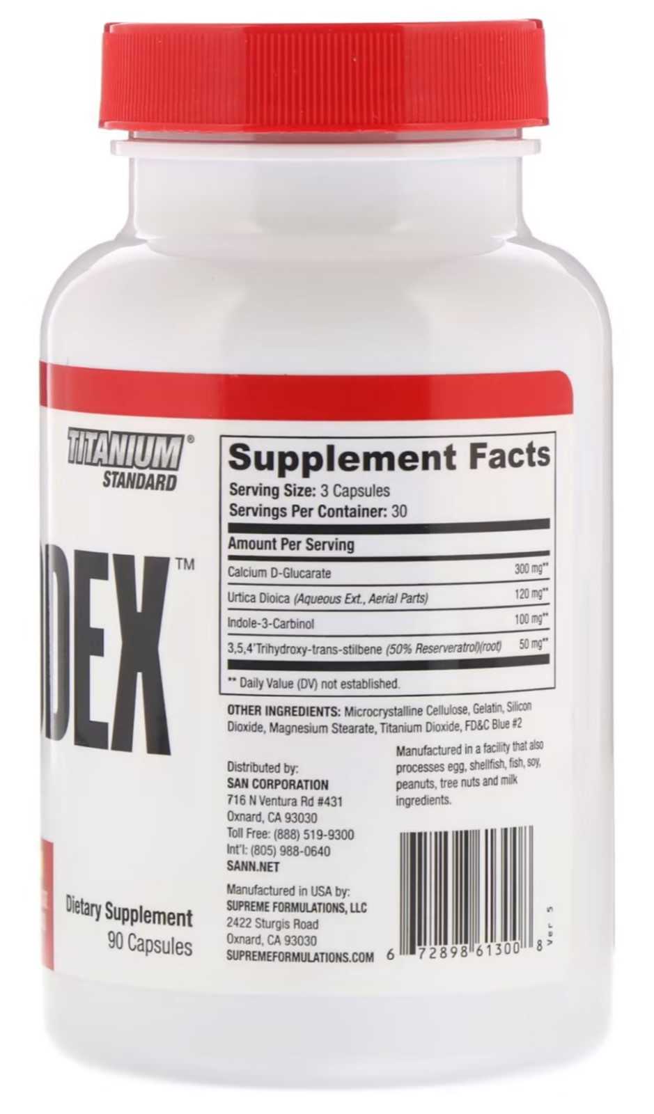SAN Nutrition Estrodex 90 cápsulas