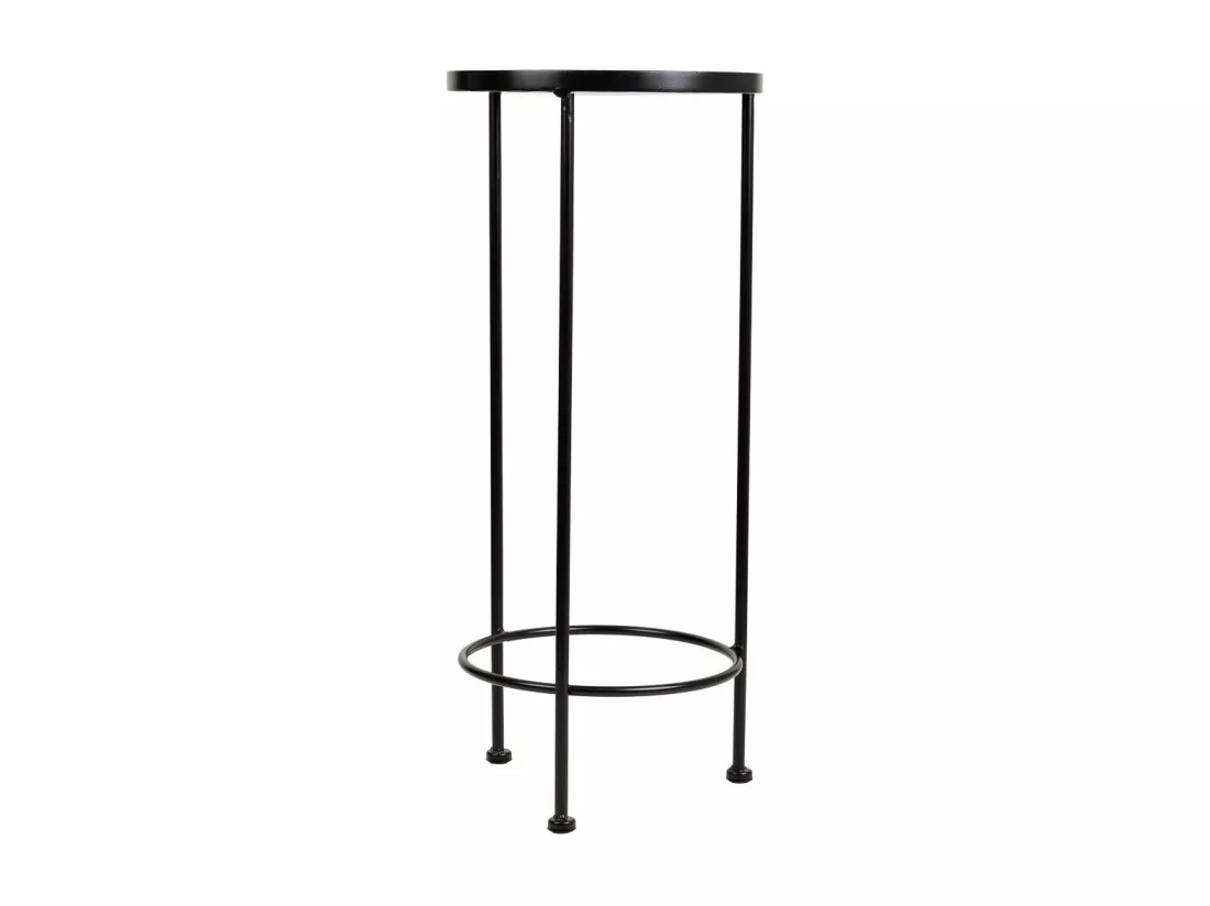 Ensemble de 3 supports en métal noirs
