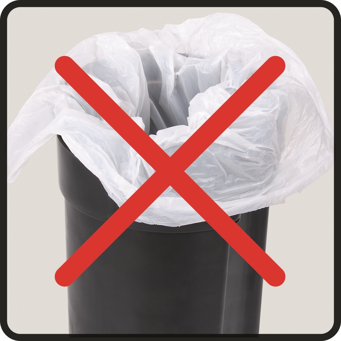 Wenko Leman afvalemmer 5 liter mat zwart