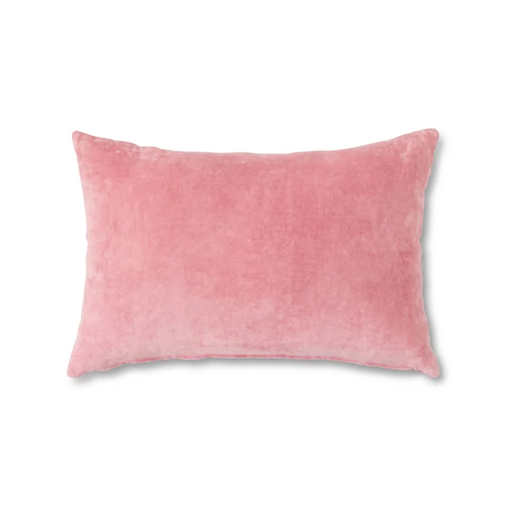 HKliving - Samt-Kissen, 40 x 60 cm, rose