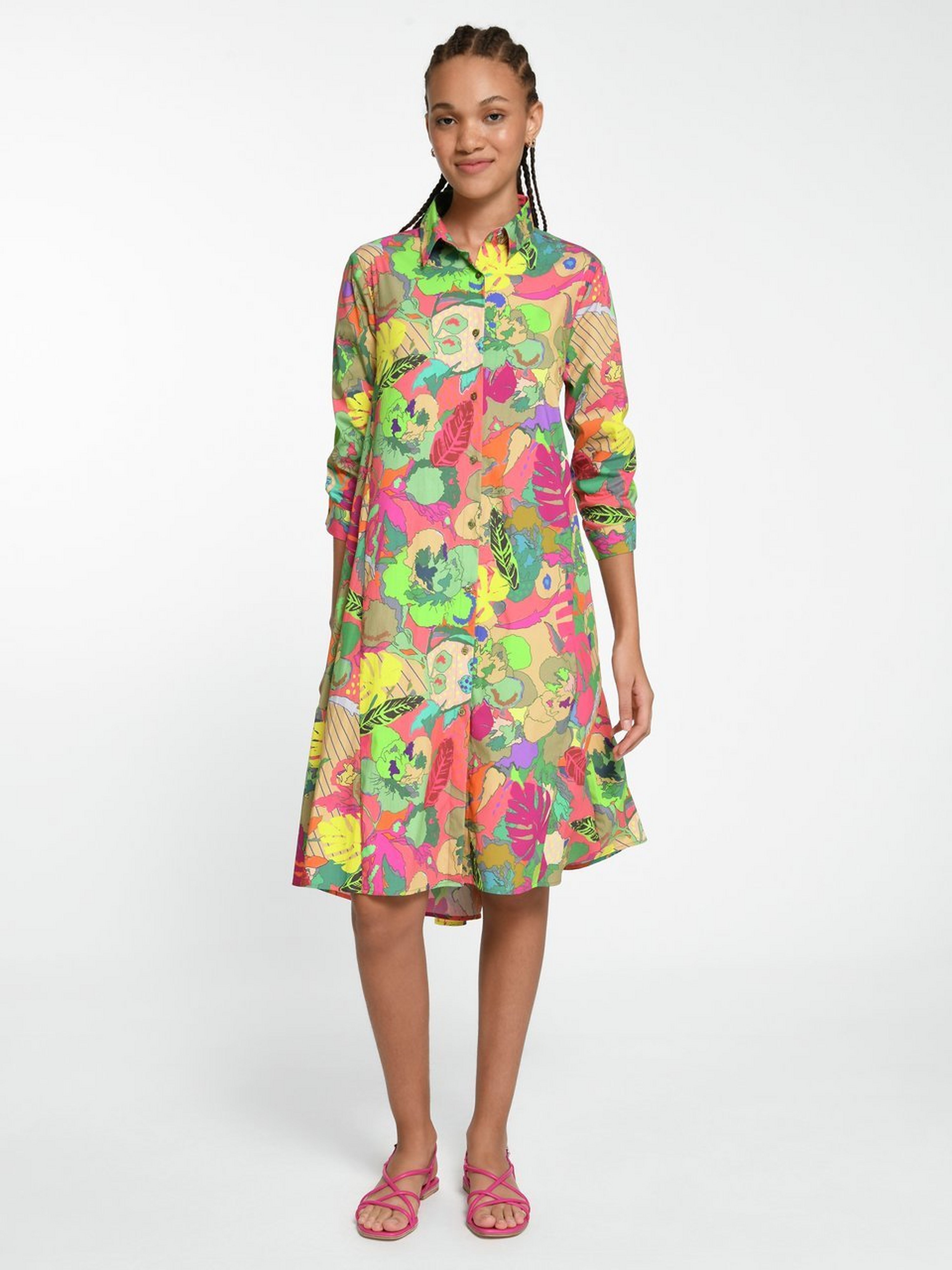 Kleid mit 3/4-Arm