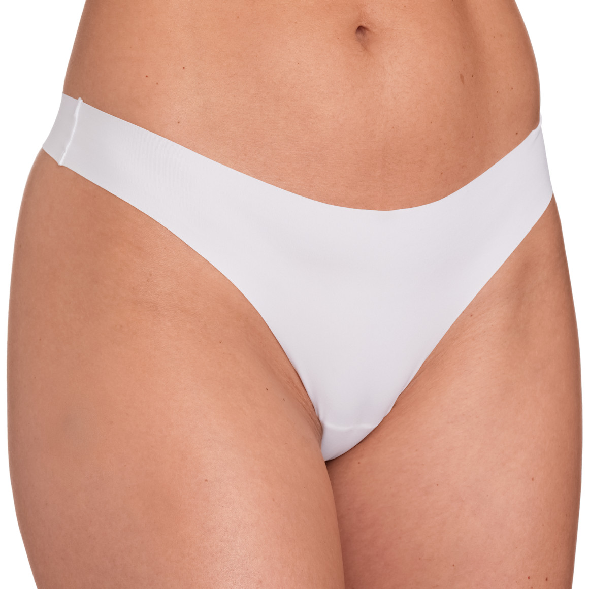 Gina Benotti Damen Seamless-String im Basic-Look weiss