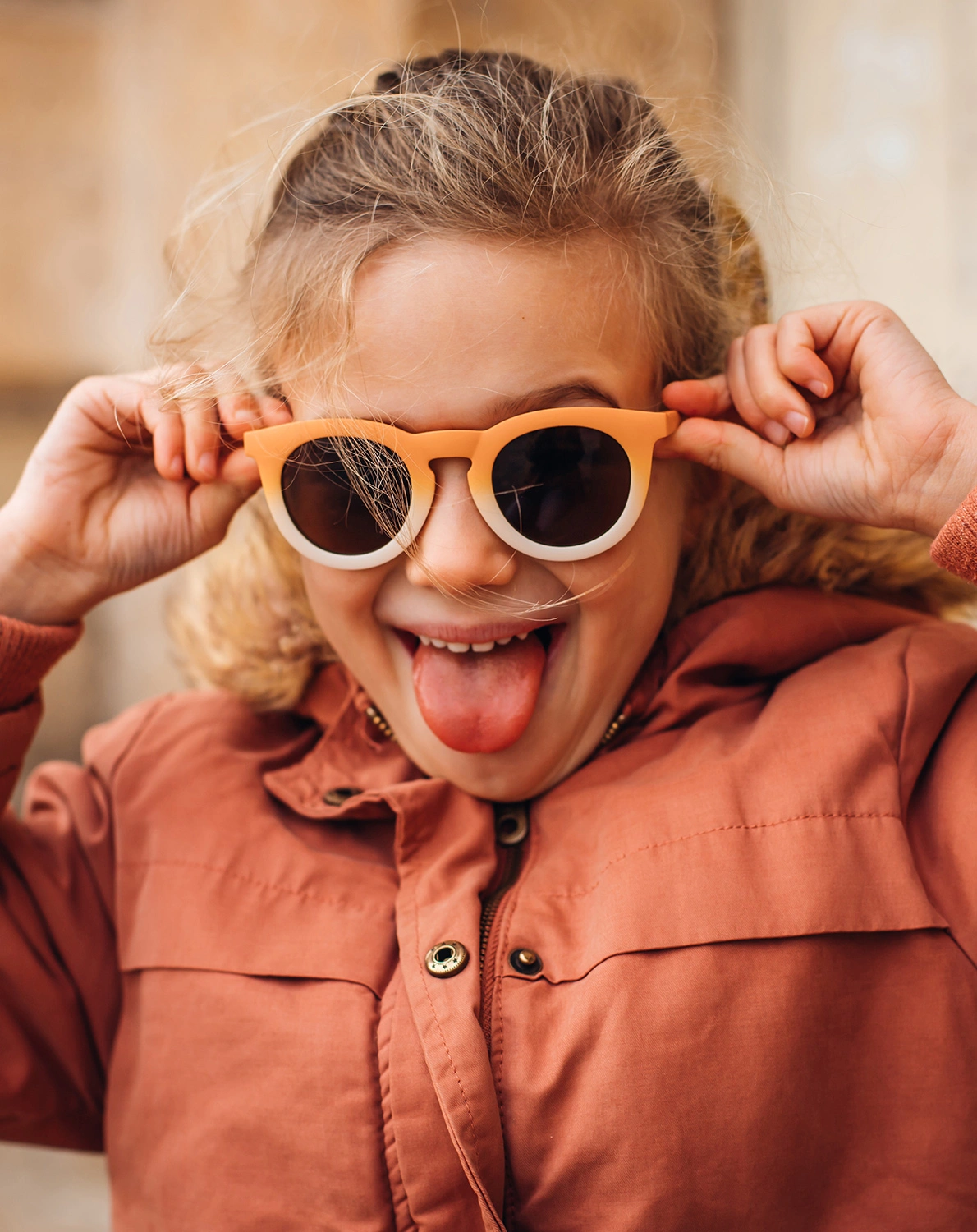 Sonnenbrille SUNSHINE in rainbow orange