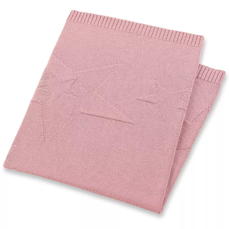 Sterntaler Strick-Schmusedecke Terrybär Baylee rosa 100 x 75 cm