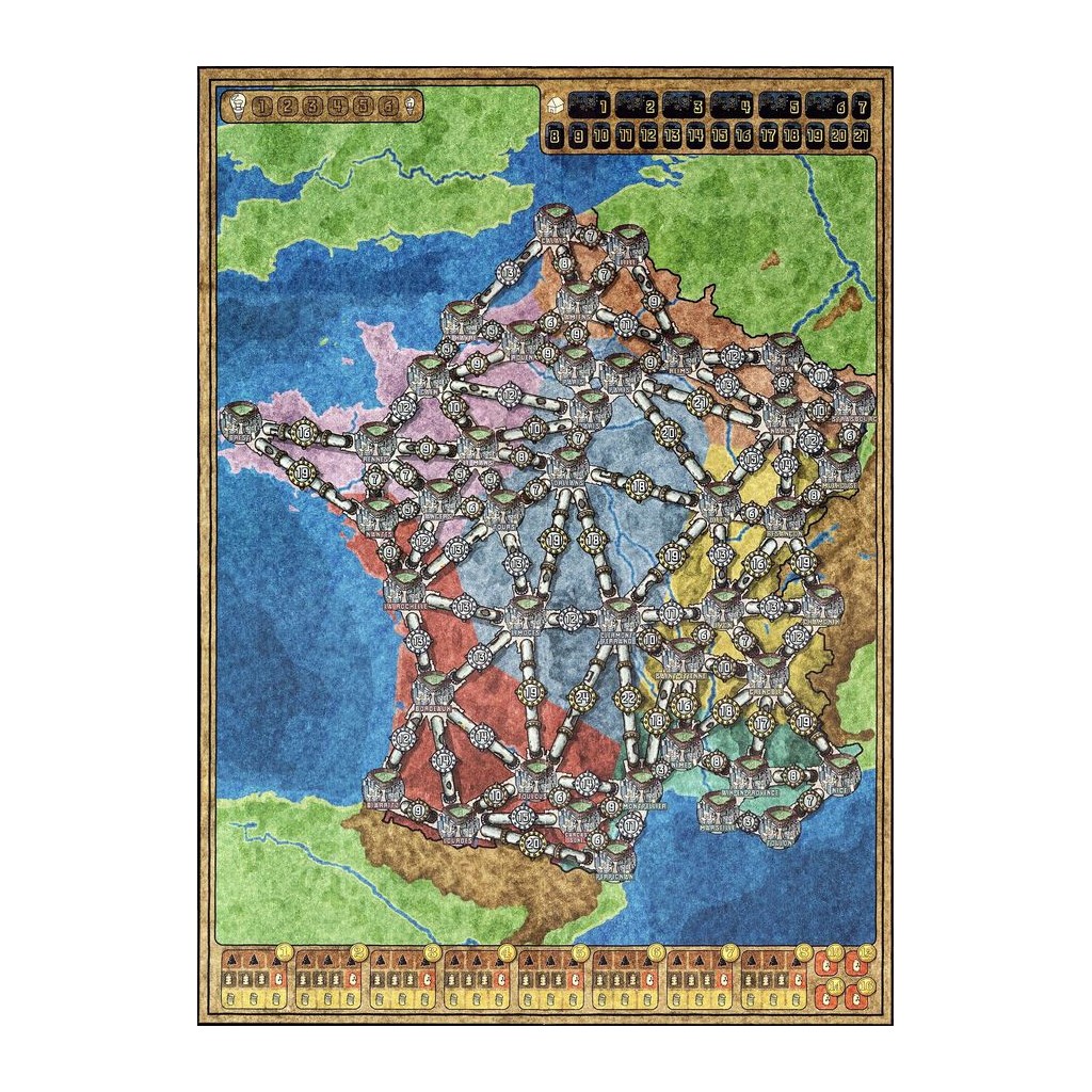Funkenschlag Extension 1 : Frankreich / Italien