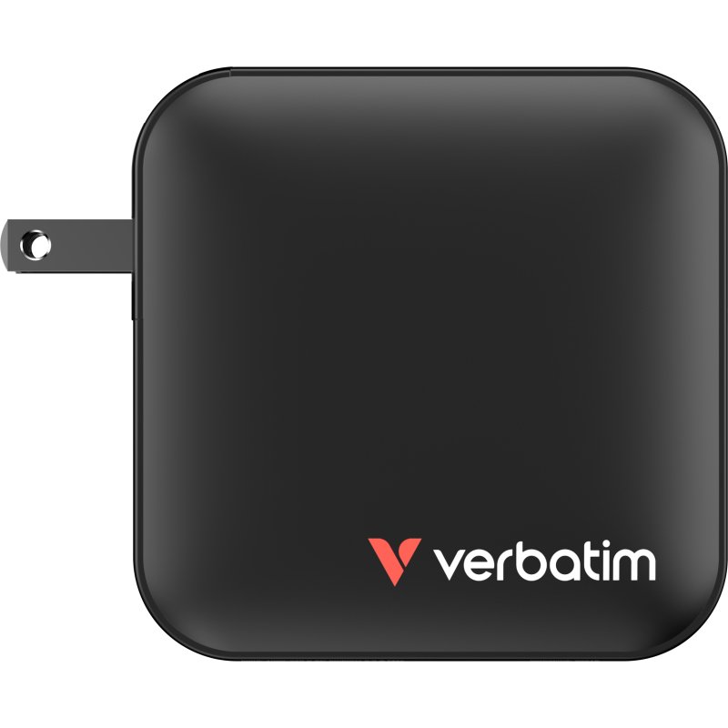 Verbatim Mini GaN Charger 165W Universel Noir Secteur Charge rapide Intérieure