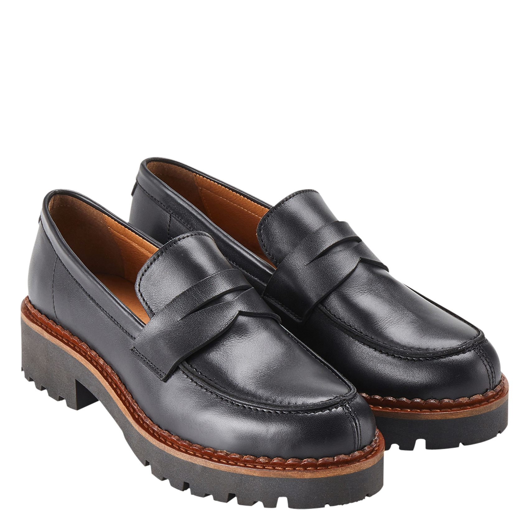 PALMIRA - Mocassins en cuir | Noir