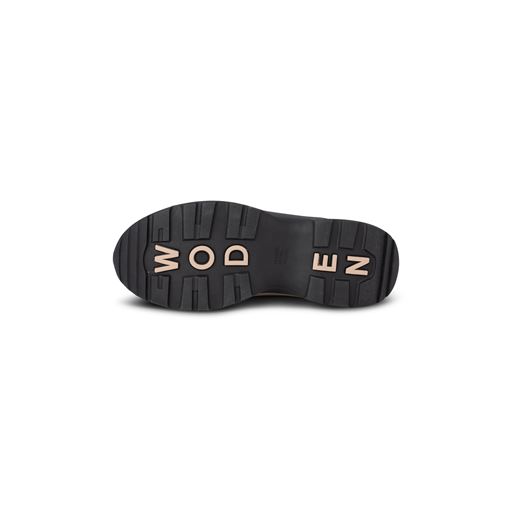 Woden Solveig Suede Waterproof Støvler, Black/Coffee Cream, 39