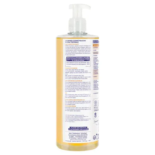 Eau Thermale Jonzac Nutritive AP+ Huile Lavante Relipidante Bio 500ml