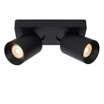 Lucide Nigel plafondspot zwart 20 cm