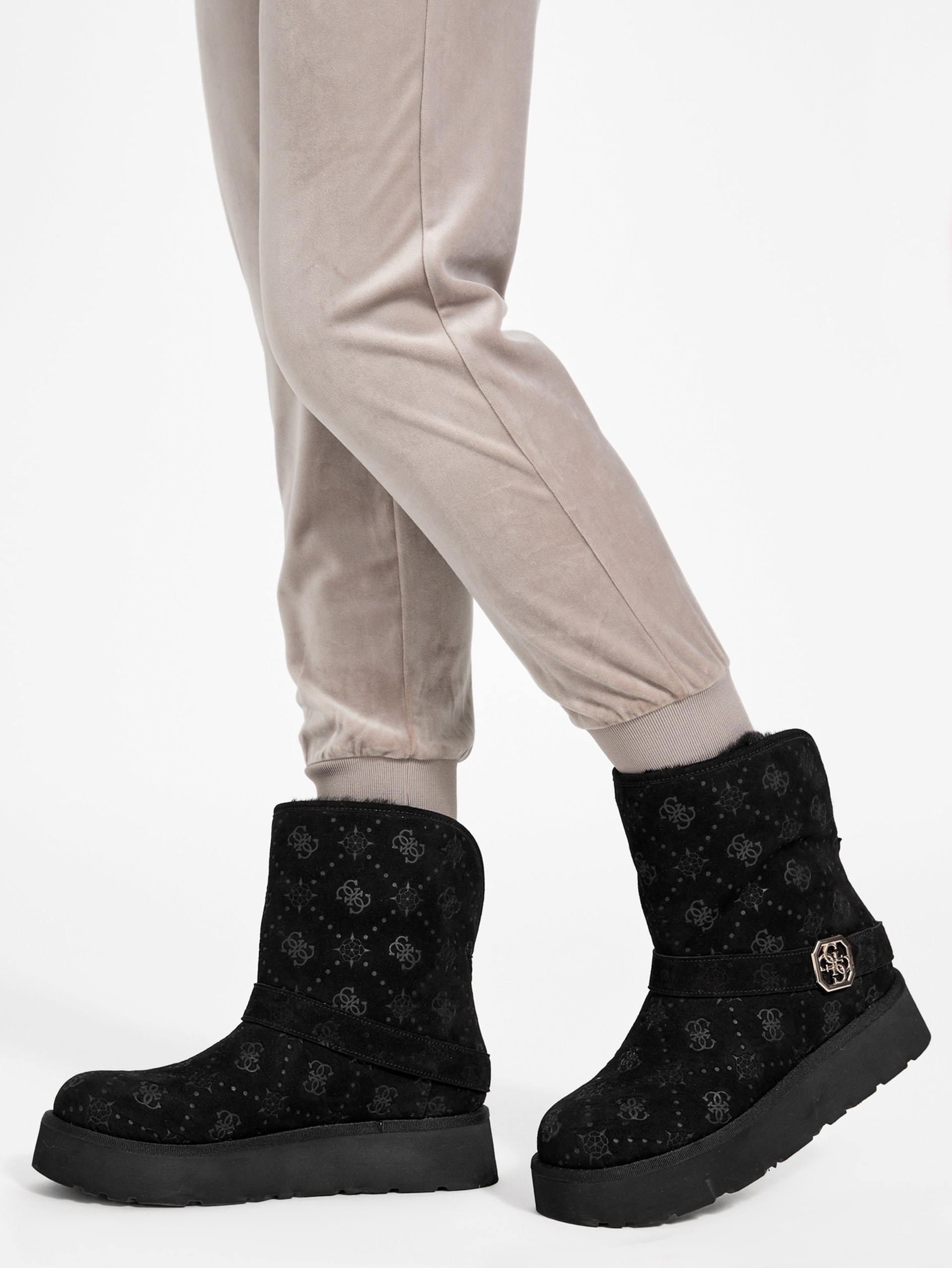 Botas de inverno Dolsay com forro de pele sintética