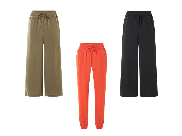 Satijnen dames broek