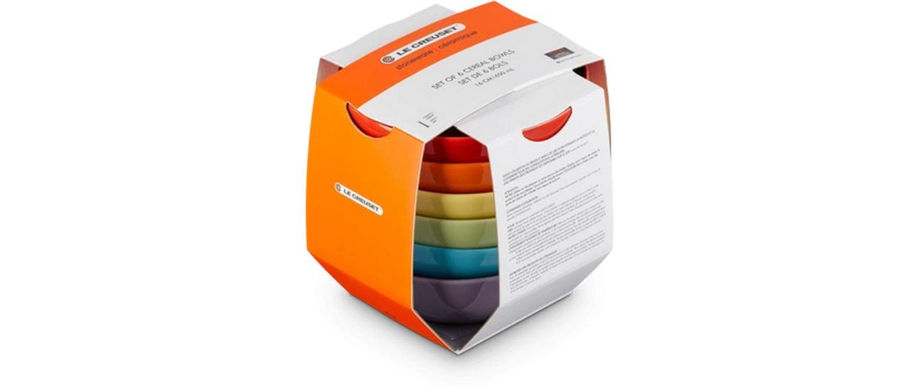Müslischale Ø 16.2 cm, 1 Stück, RegenbogenFrühstücksschalen aus Steinzeug