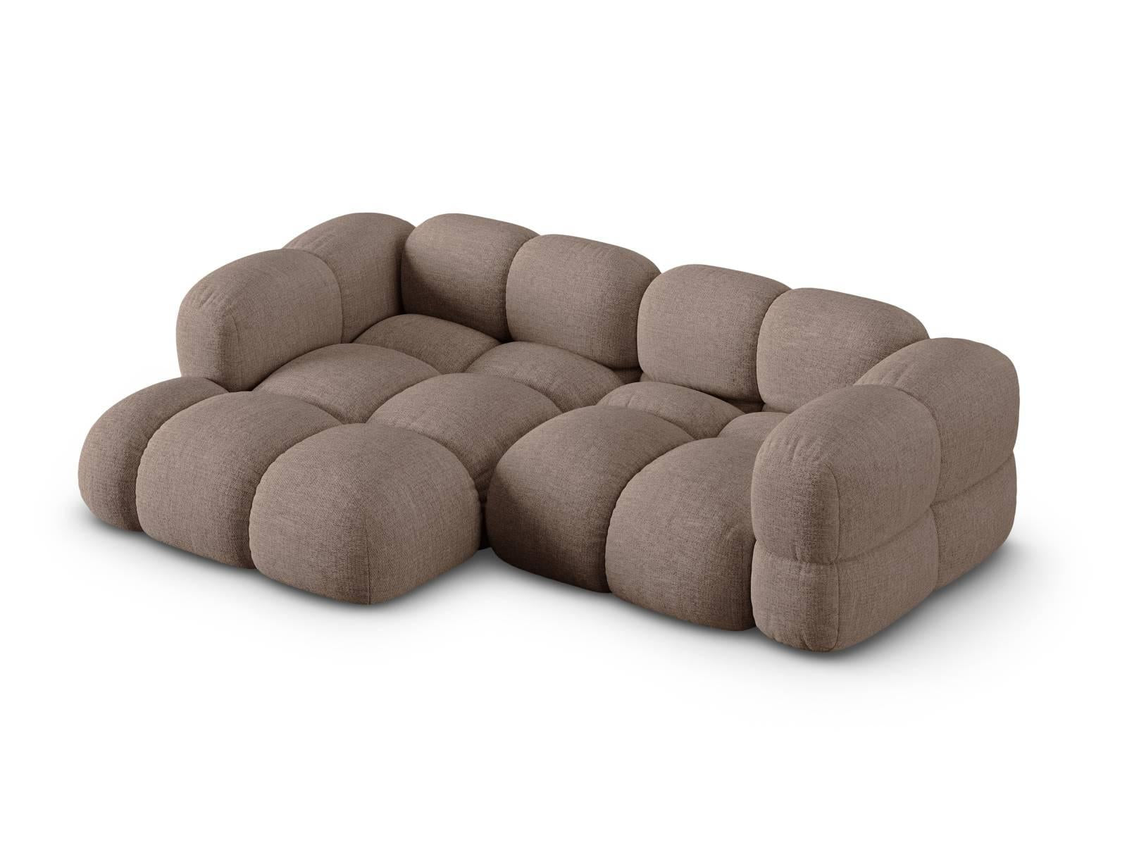Cosmopolitan Design Loretto 2,5-zits Hoekbank Links - Cappuccino