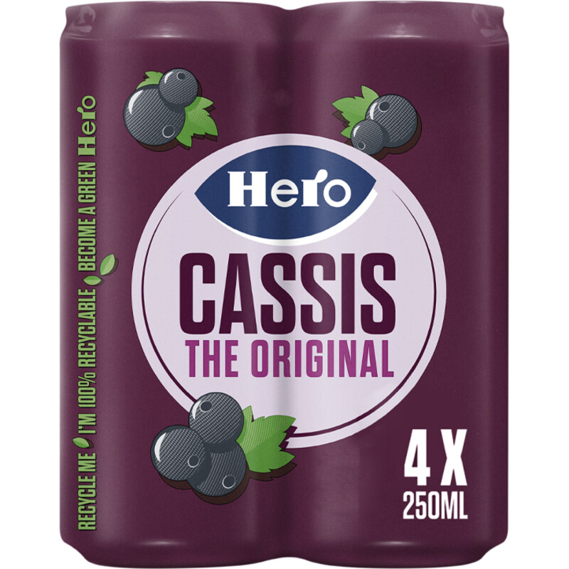 Hero Cassis the original 4-pack