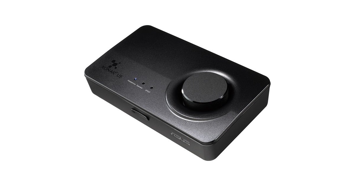 ASUSXonar U5 geluidskaart  (Zwart, USB 2.0, Retail)