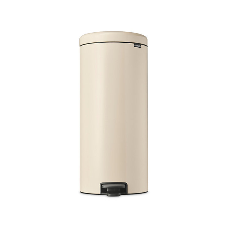 Poubelle à pédale coloris beige Brabantia NewIcon 30 L