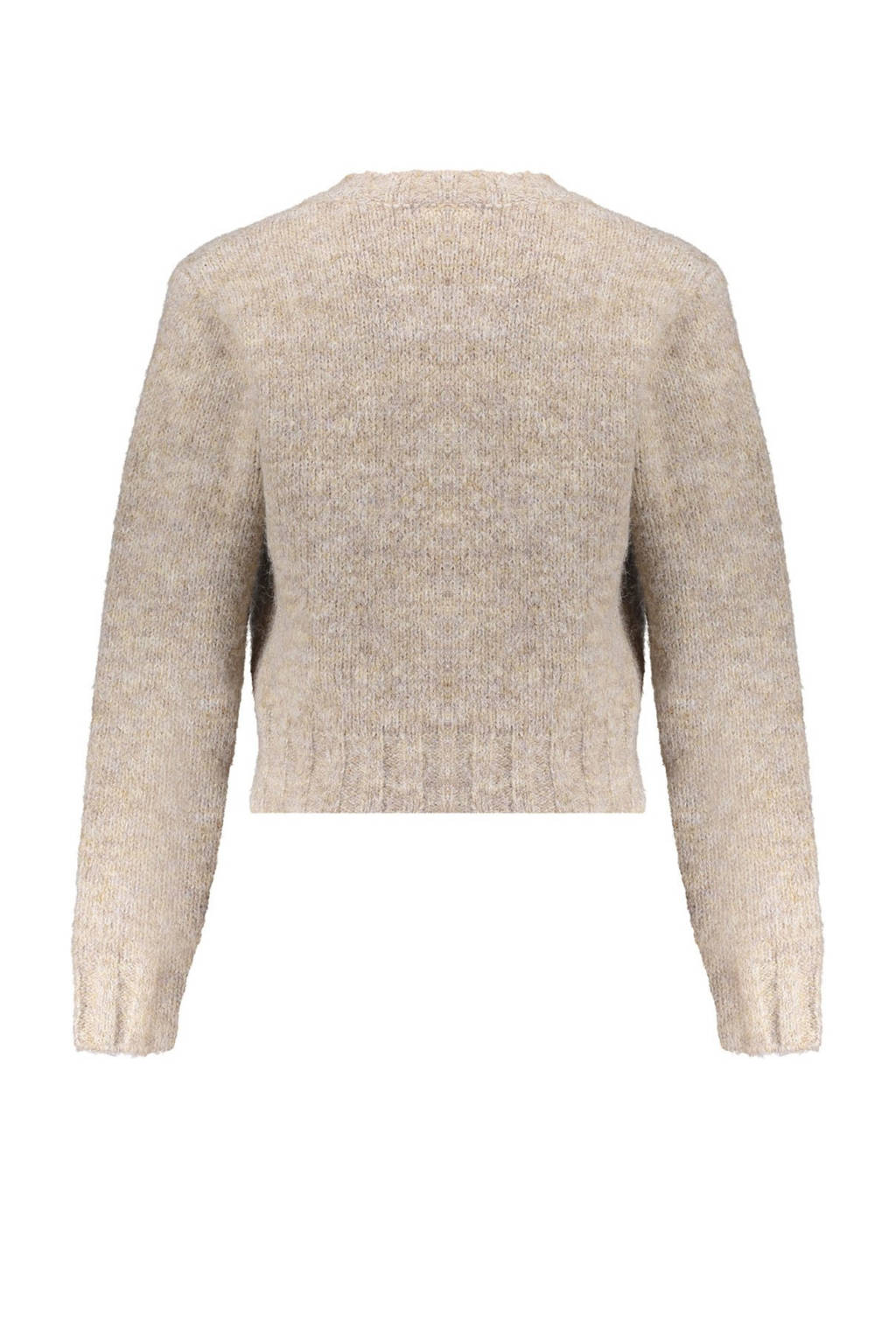 Frankie&Liberty sweater met wol en borduursel beige