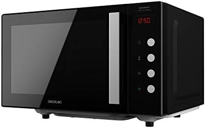 Cecotec Micro ondes numériques sans plaque GrandHeat 2010 Flatbed Steel. Puissance 700 W, Capacité 20 Litres, Grille 900 Watt, 9 Fonctions préréglées, Démarrage rapide, Nettoyage facile. : Cuisine et Maison