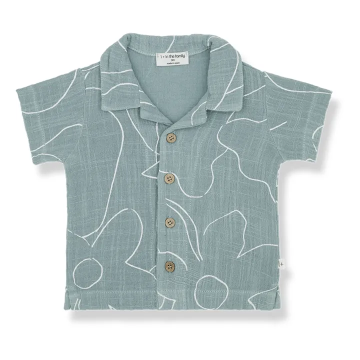 1+ in the family Chemise Fiorenzo Fleurie | Bleu Vert