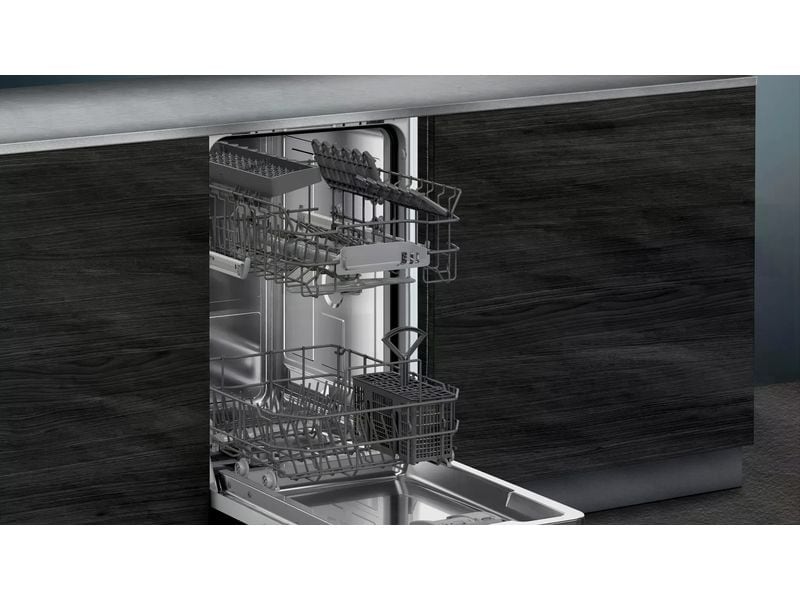 Siemens Einbaugeschirrspüler iQ100 SR61HX16KE Vollintegrier Vollintegrierter Geschirrspüler