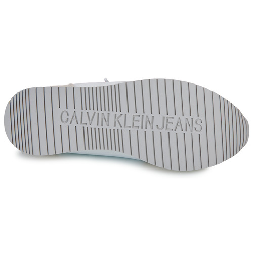 Calvin Klein Jeans - RUNNER SOCK LACEUP NY-LTH W - Blanc