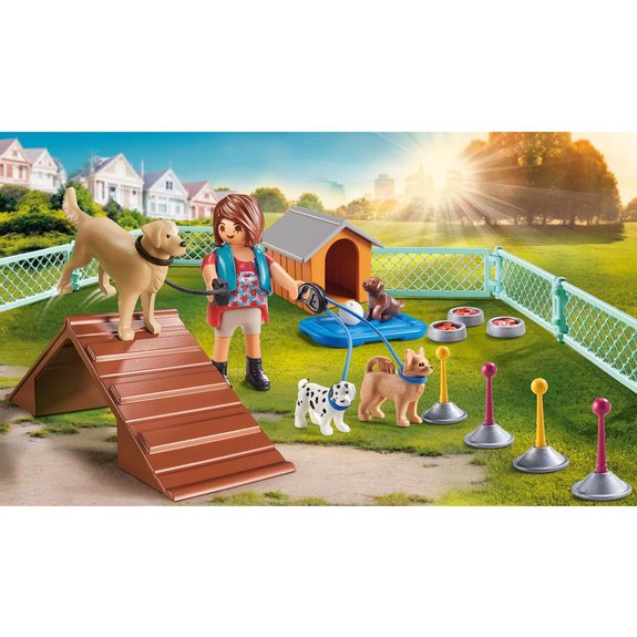 Set cadeau éducatrice de chiens - Playmobil City Life 70676