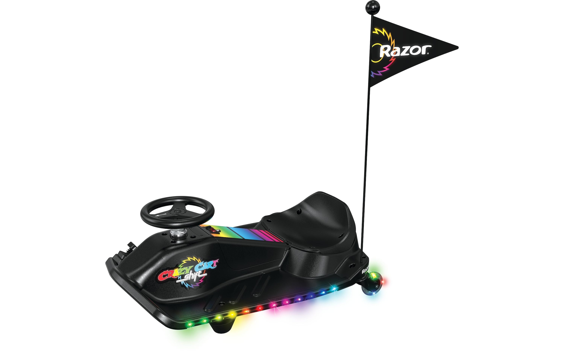 Razor E-Scooter »Electric Cart Crazy Shift Lightshow« 13 km/h 8 km