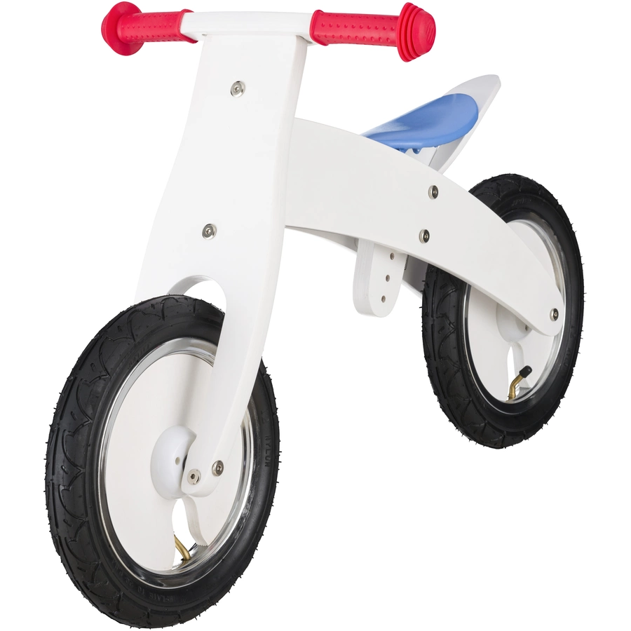 Bikestar Laufrad 12 Zoll Holz Flex weiß