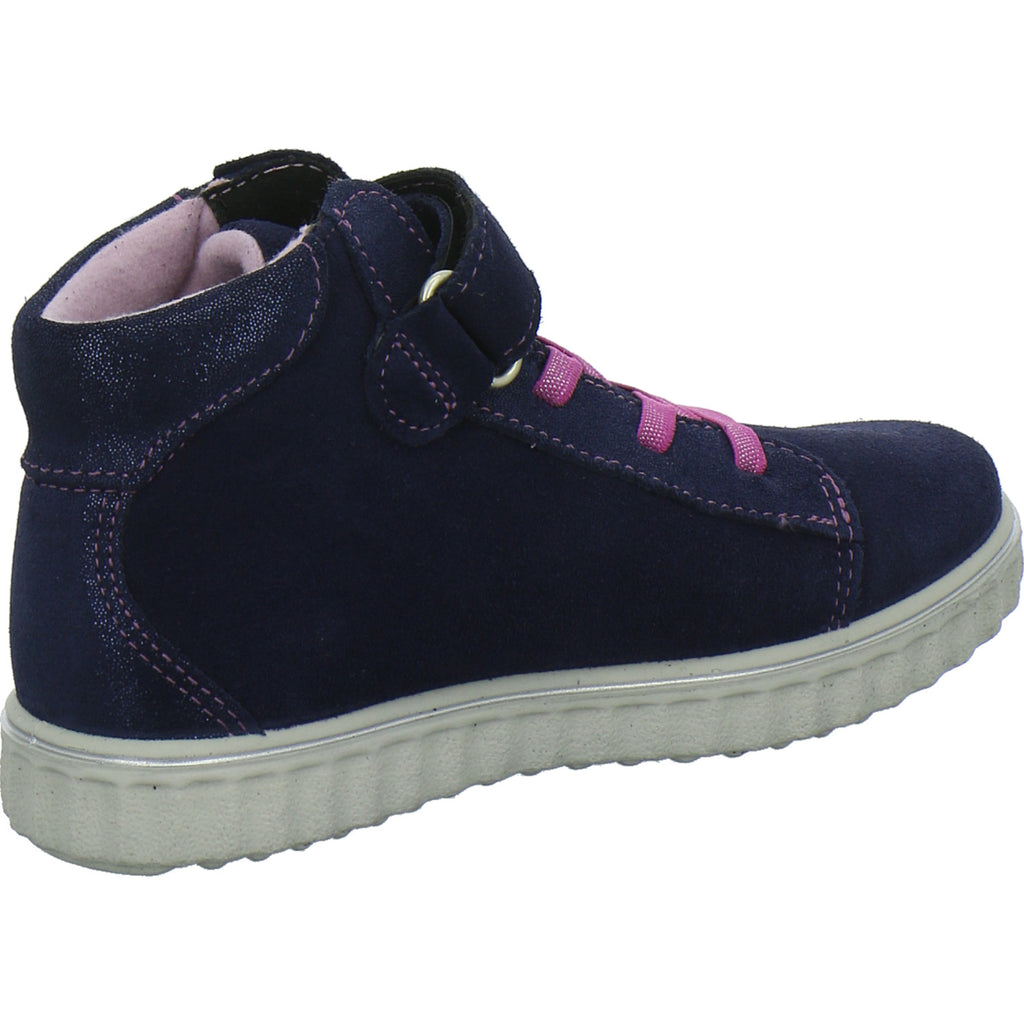 Ricosta Stiefel ungefüttert Mädchen Jeannie Blau-kombi
