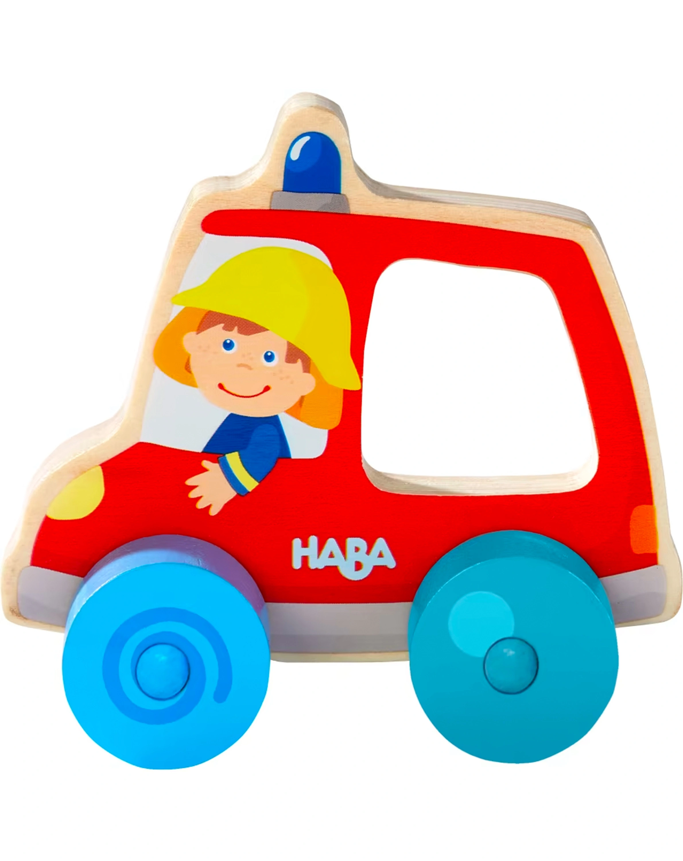 Schiebefigur FEUERWEHR aus Holz