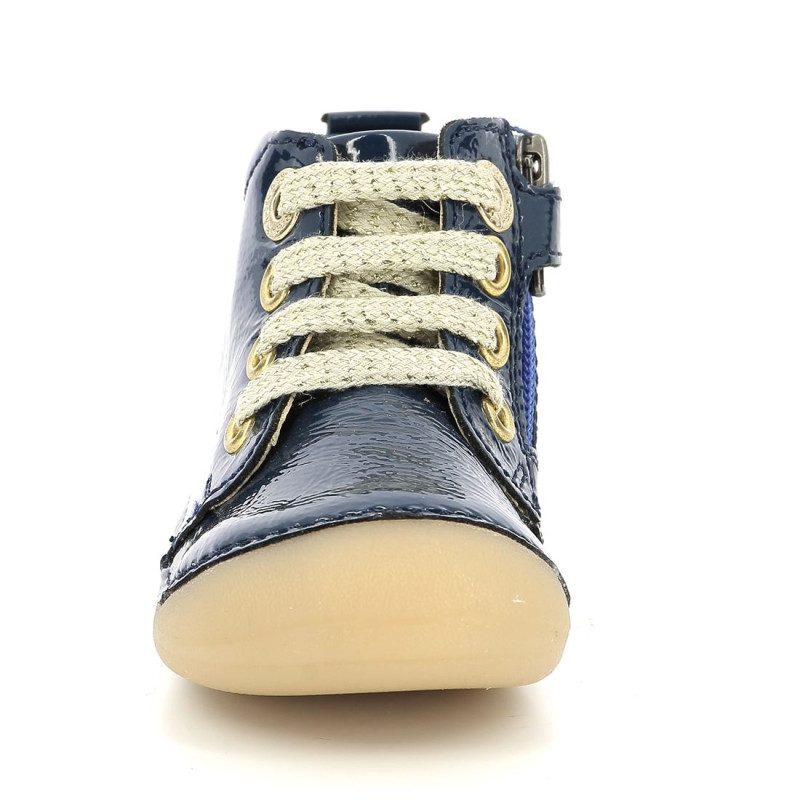 Kickers Kickers Sonizip Bleu Vernis