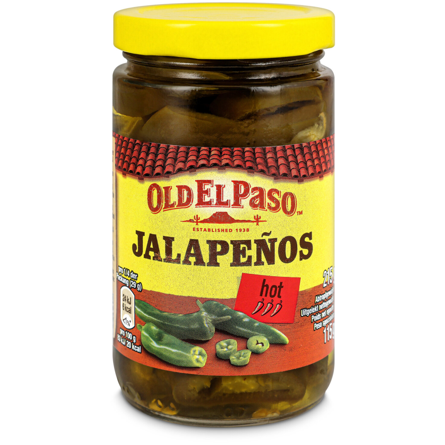 Old El Paso Sliced Jalapenos scharf