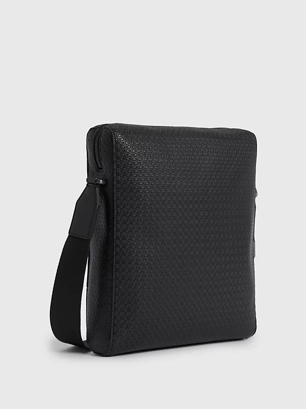 Bolsa de ombro estilo repórter com logotipo