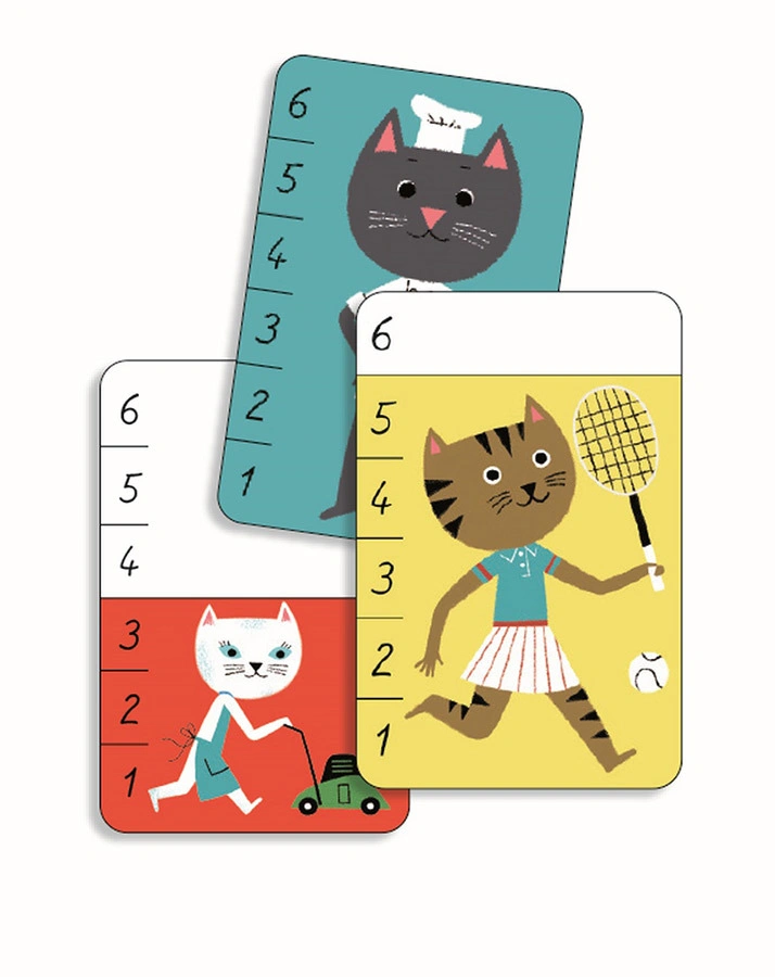 Kartenspiel BATA MIAOU in bunt
